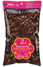 Palha de Fita Marrom Chocolate